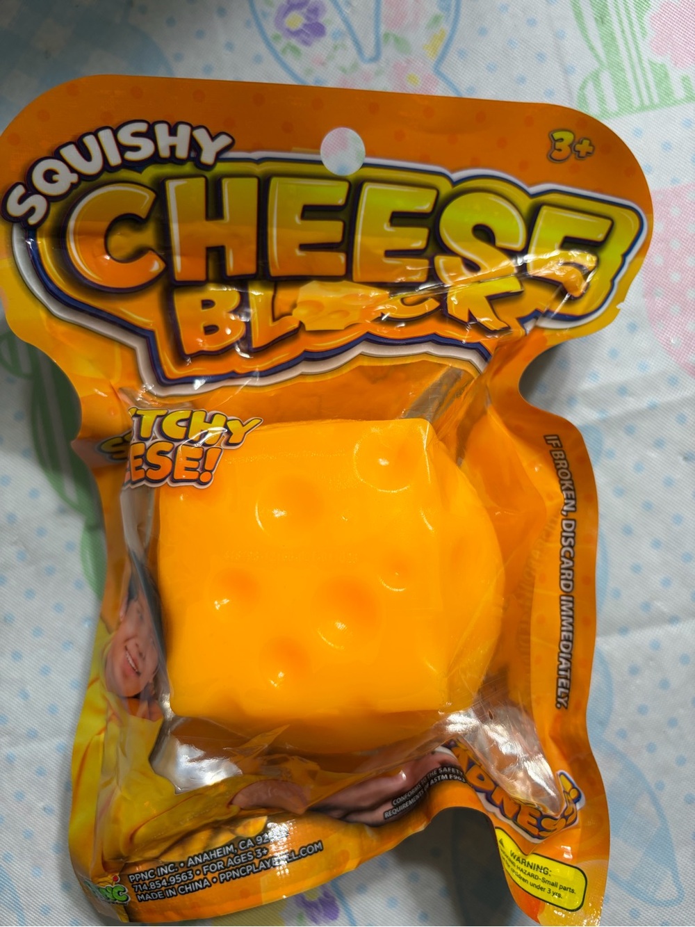 Cheese Block Kids Toy - Orange